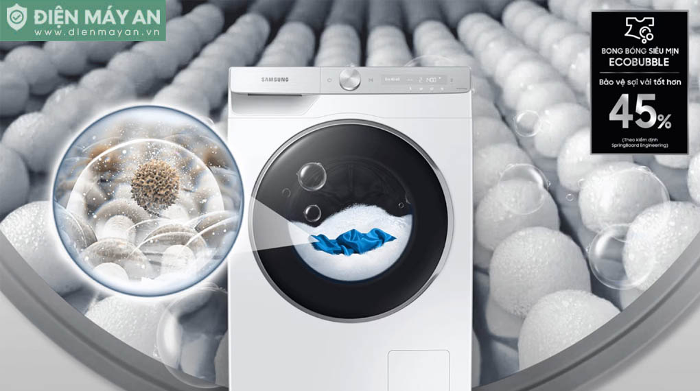 Máy Giặt Cửa Trước Samsung Inverter 10 Kg WW10TP54DSH/SV